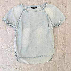 Velvet Heart High Low Chambray Top Women's XS